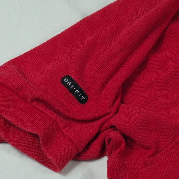 Nike Team x Angels Mens Size 2XL Red Polo Shirt Short Sleeve Lightweight Dri Fit - Picture 3 of 9